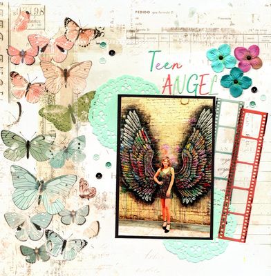 Teen Angel - December 9th Challenge
Photo of beautiful granddaughter Lucy for her Homecoming Dance, September 2023. They found these wings painted on a building in downtown Huntington. Matches her dress perfectly.

Keywords: 49 & Market