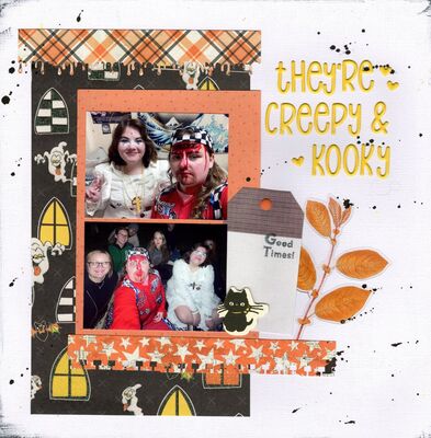 They're Creepy & Kooky - November 10th Challenge
Photos of sweet granddaughter Sydney and some of her college friends on Halloween, October 2025.

Keywords: American Crafts