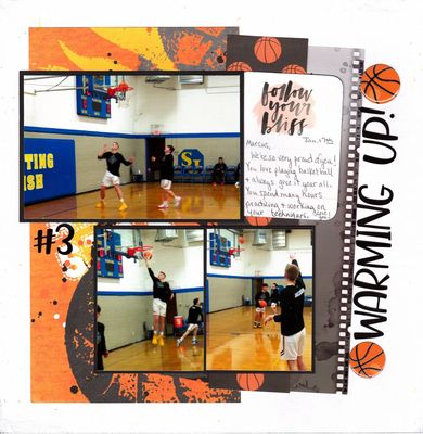 Warming Up! - March 1st Challenge
Photos of sweet grandson Marcus warming up with his high school basketball team, January 2023.
Keywords: SEI, Echo Park