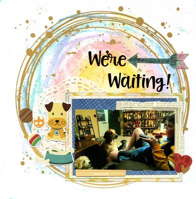 We're Waiting! - January 25th Challenge
Photo of sweet grandson Kellan with his 3 doggies waiting patiently for a bite, March 2022.
Keywords: American Crafts