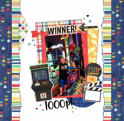 Winner! - Birthday Bash Crop #6
Photo of sweet grandson Kellan at the arcade, December 2021. 
Keywords: Simple Stories