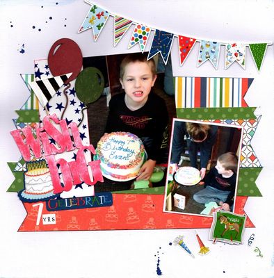 Wish Big - March 17th Challenge
Photos of sweet grandson Evan's 7th birthday, January 2021. 
Keywords: Carta BElla