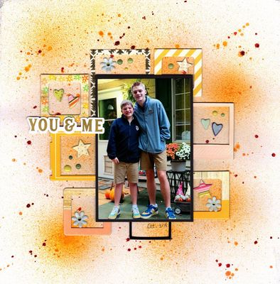 You & Me - January 11th Challenge
Photo of sweet brothers Kellan and Marcus, October 2022. 
Keywords: Simple Stories