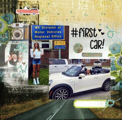 #First Car! - March 26th Challenge
Photos of sweet granddaughter Lucy and her new little Mini Coop when she got her driver's permit, July 2024.
Keywords: 49 & Market