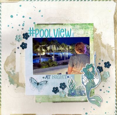 #Pool View At Night - December 19th Challenge
Photo of me overlooking the wandering pool at our resort in Punta Cana, DR. October 2025.

Keywords: 49 & Market