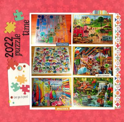2022 Puzzle Time - April 4th Challenge
Puzzles DH and I put together January-February 2022. 
Keywords: Simple Stories