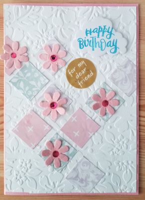 Card challenge using Atlantic Hearts sketch challenge no 452 sketch

