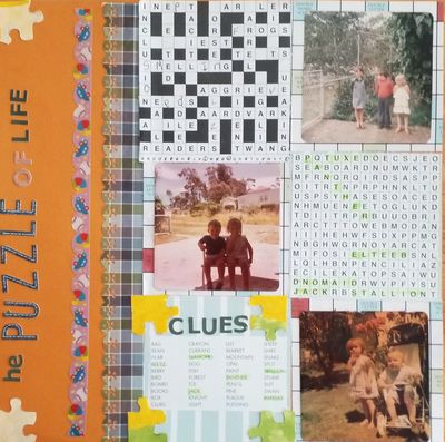 The puzzle of life
4th April Sketch plus puzzle
