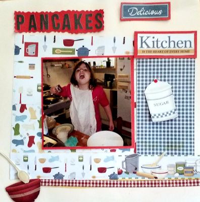 The kitchen 
