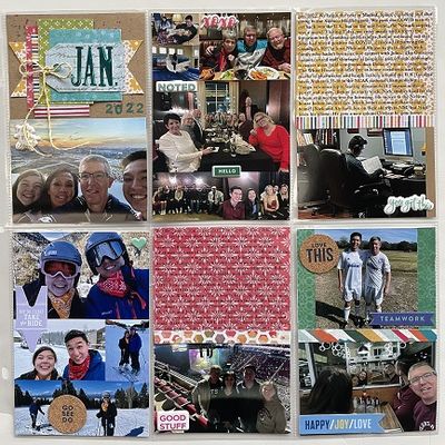 Jan. 2022
My monthly pocket page to document current events and family moments/adventures.
