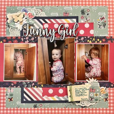 Funny Girl - Jan 14 Challenge
Layering and wood element
