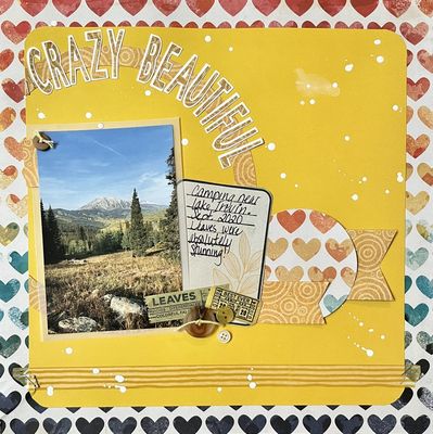 Crazy Beautiful 
Oct 7 - Canary Yellow
