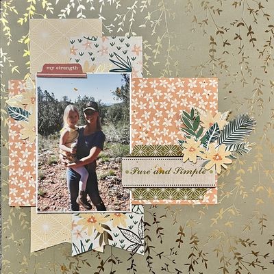 Pure and Simple - April 7
Candlestick - splatters and diecuts
