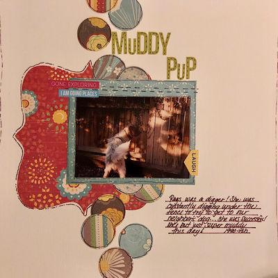 Muddy Pup
March 2, 2022: Font It Up Challenge
