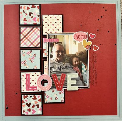 LOVE
Oct 17 - sketch and misting

