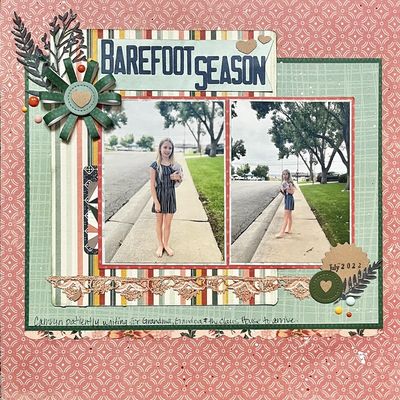 Barefoot Season - April 3, 2024 challenge
