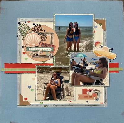 Relaxing By The Beach - April 10, 2024 challenge
