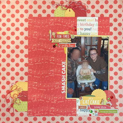 smash cake
January 23rd challenge 

